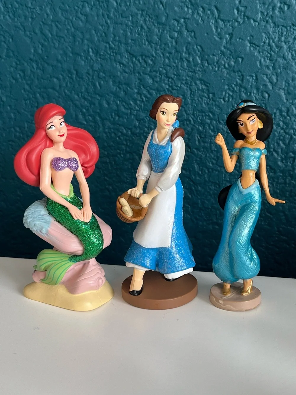 Disney Princess Figures Cinderella Mulan Snow White Elsa Ariel Belle Jasmin